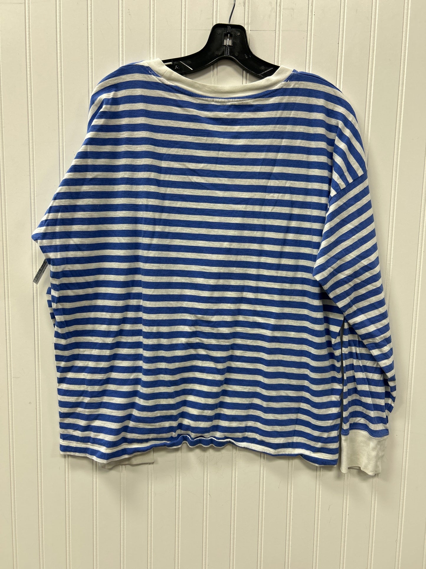 Top Ls By J. Crew In Blue & White, Size:Xl