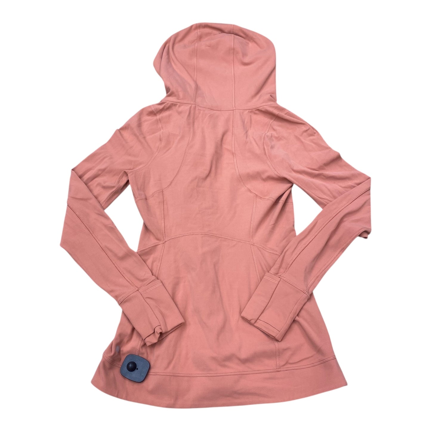 Athletic Jacket By Lululemon In Peach, Size:4