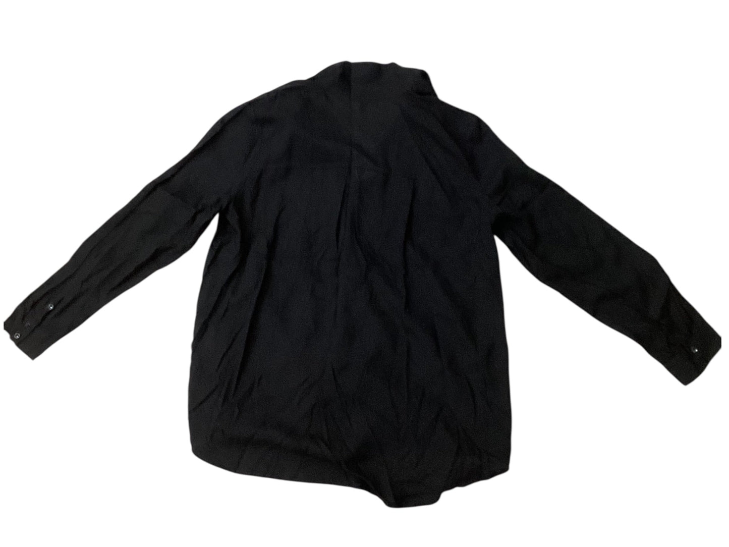 Top Ls By Eileen Fisher In Black, Size:Xl