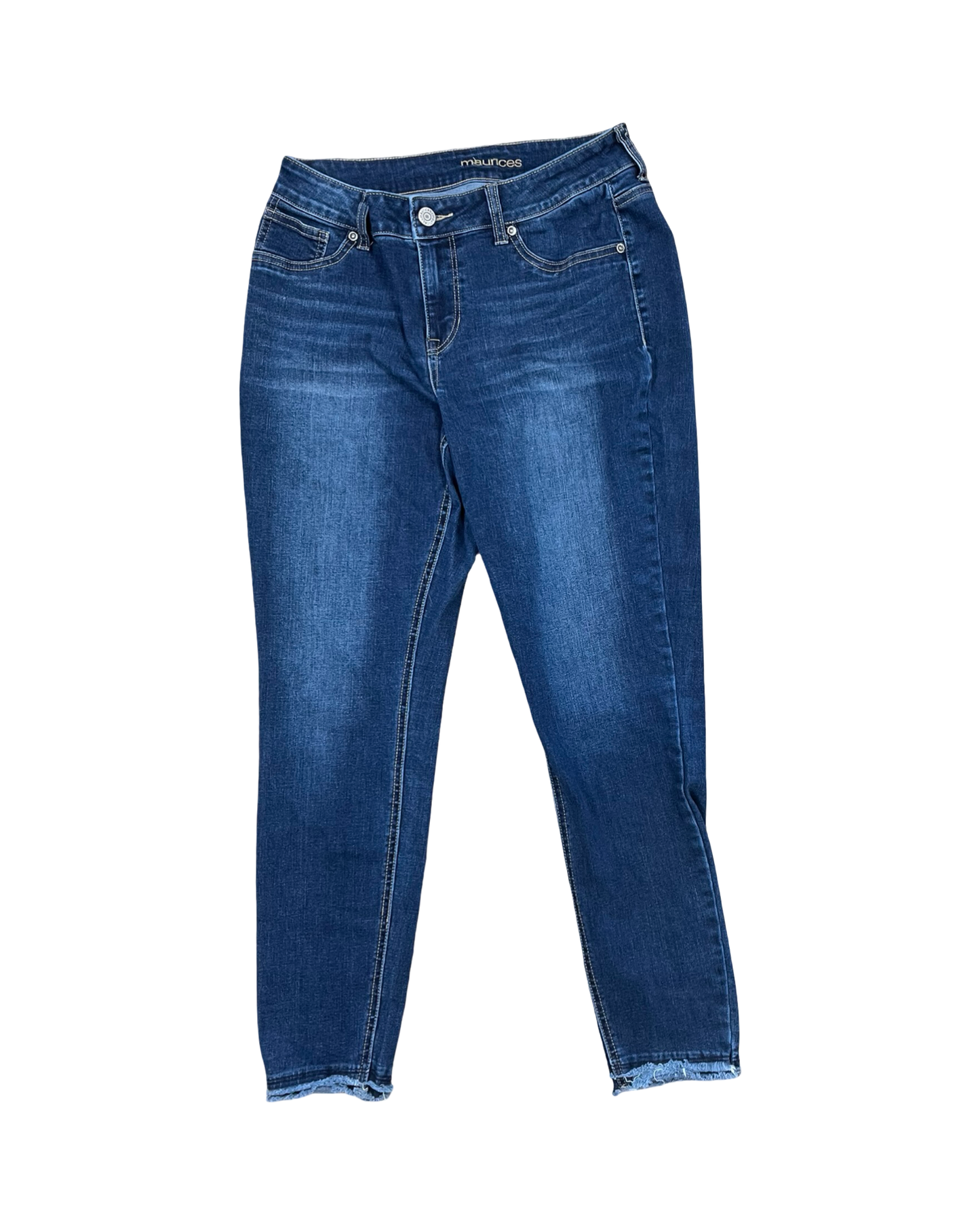 Jeans Skinny By Maurices In Blue Denim, Size:M