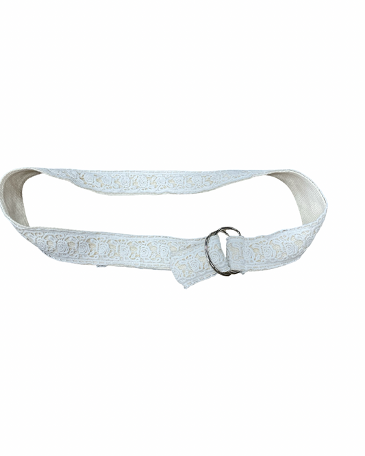 Belt By Clothes Mentor In Cream