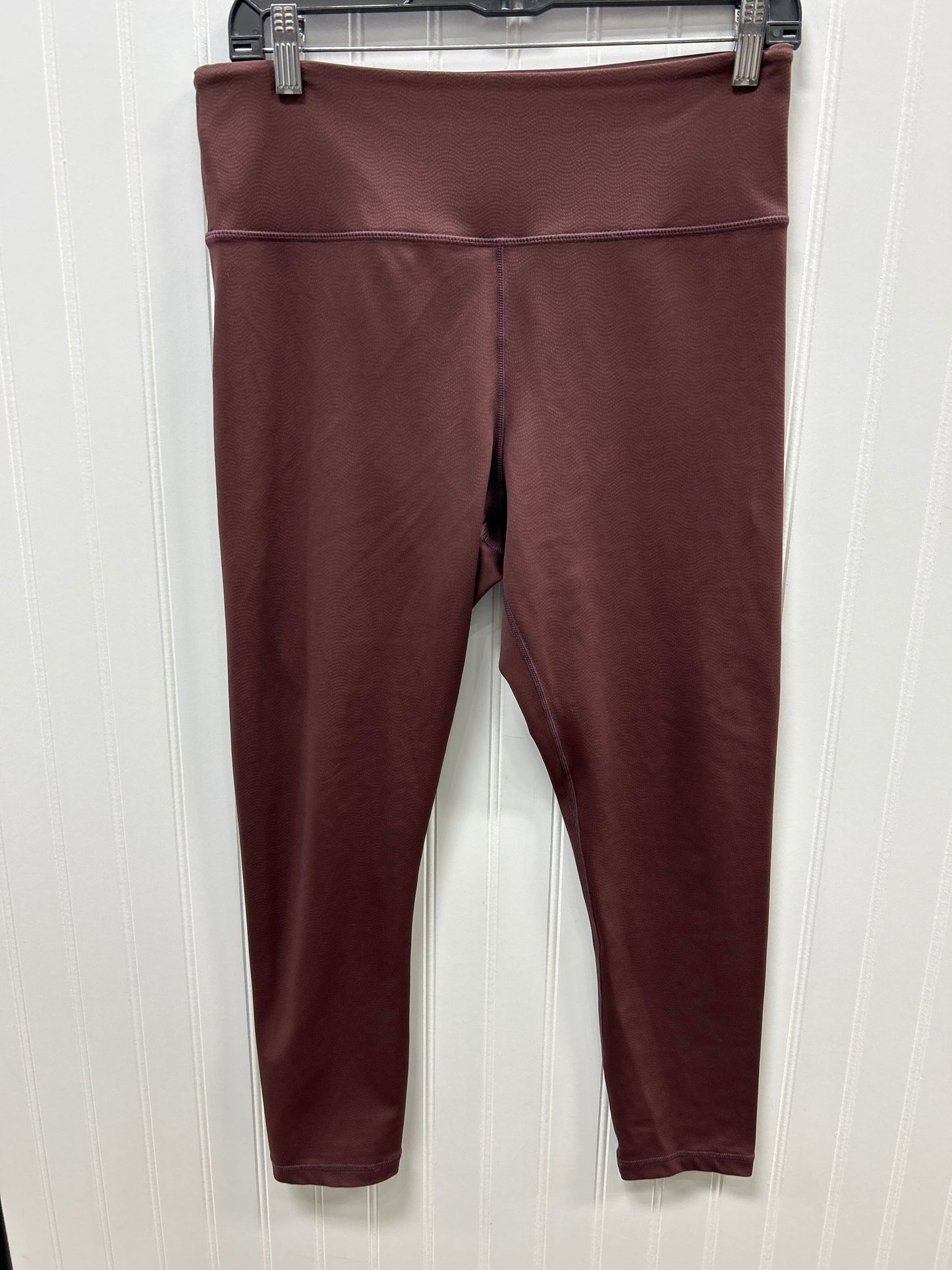 Athletic Leggings By Zyia In Brown, Size:12