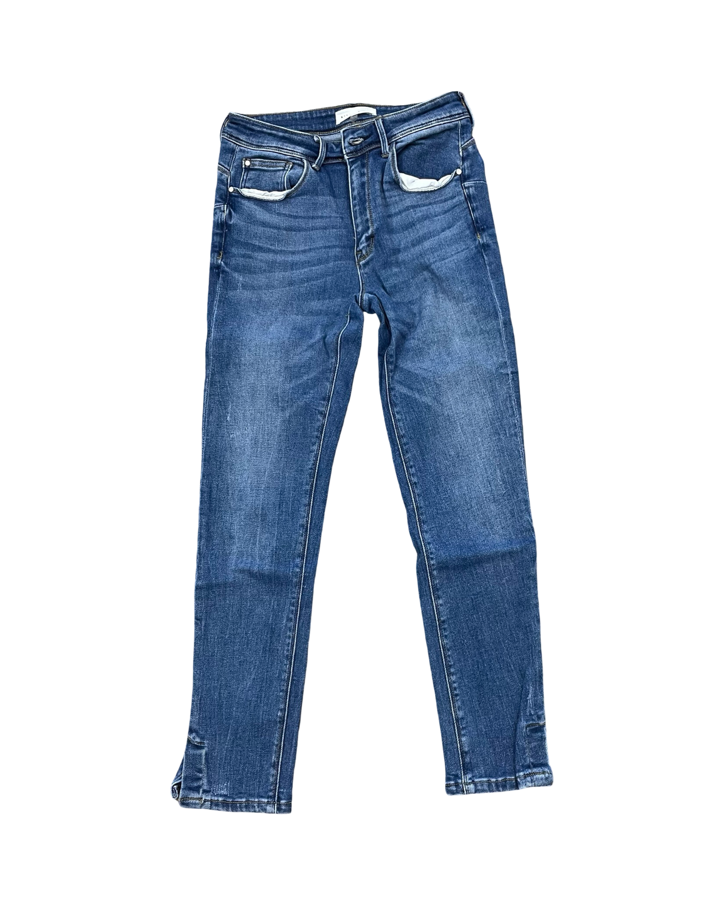 Jeans Skinny By Risen In Blue Denim, Size:4