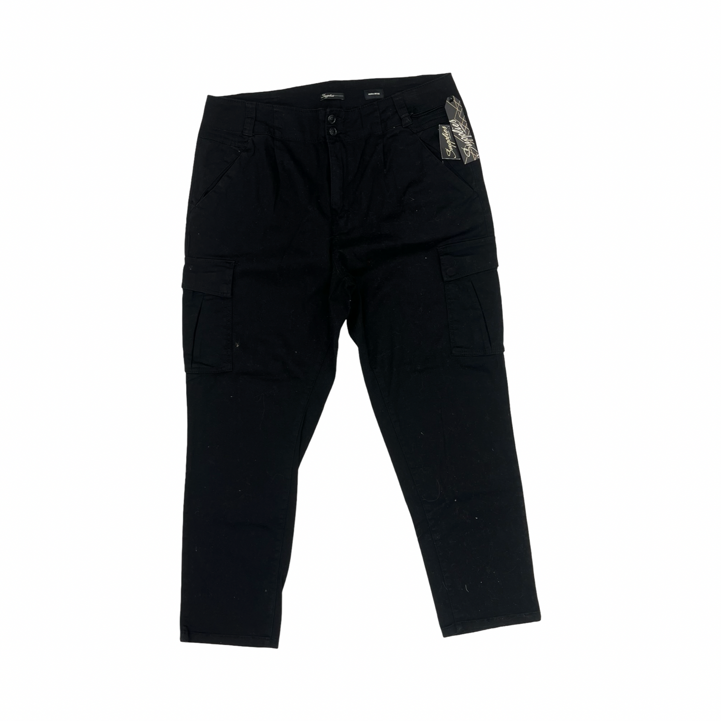 Pants Cargo & Utility By Supplies In Black, Size:16