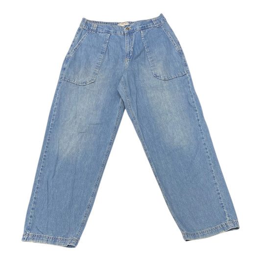 Jeans Wide Leg By We The Free In Blue Denim, Size:M