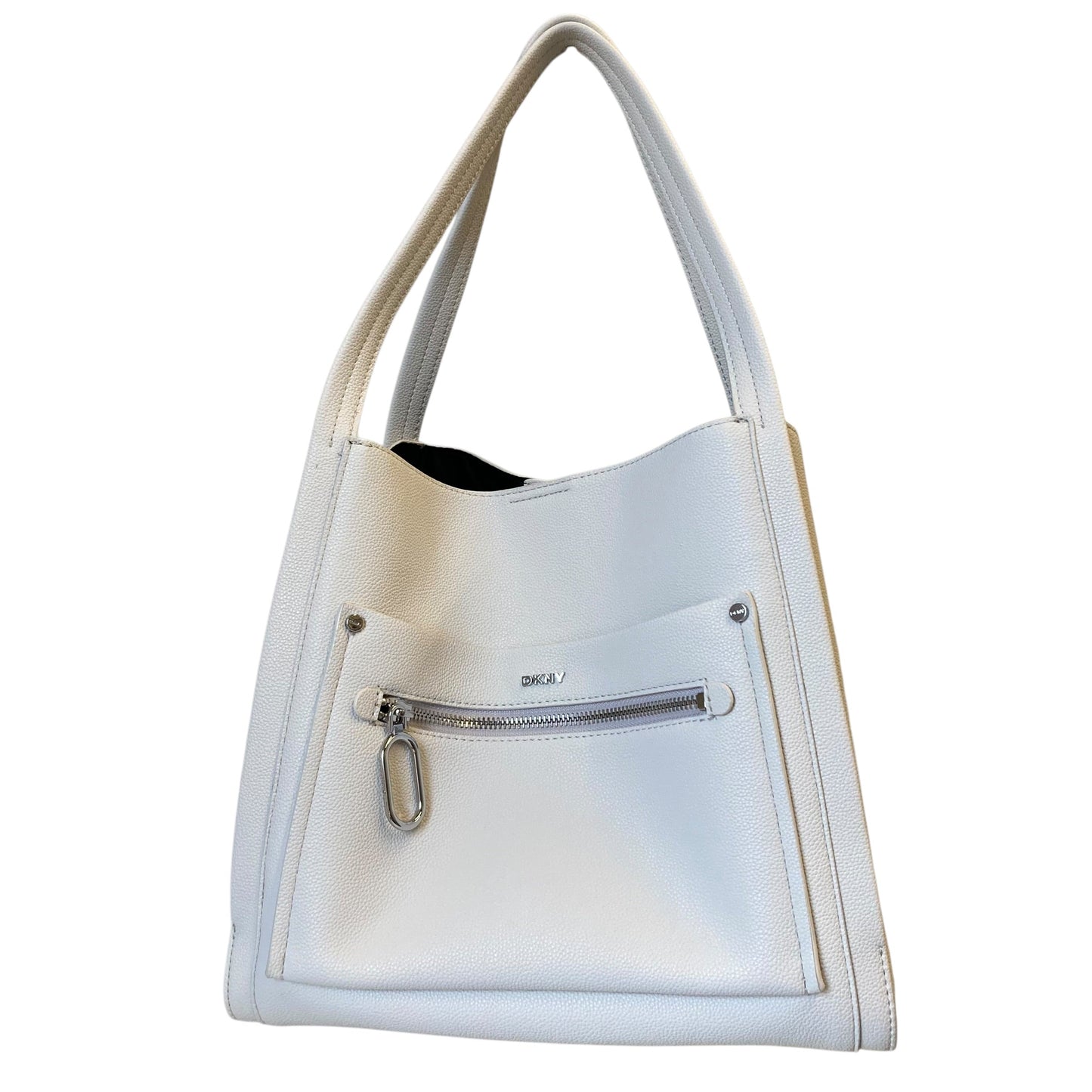 Handbag By Dkny In White, Size:Large