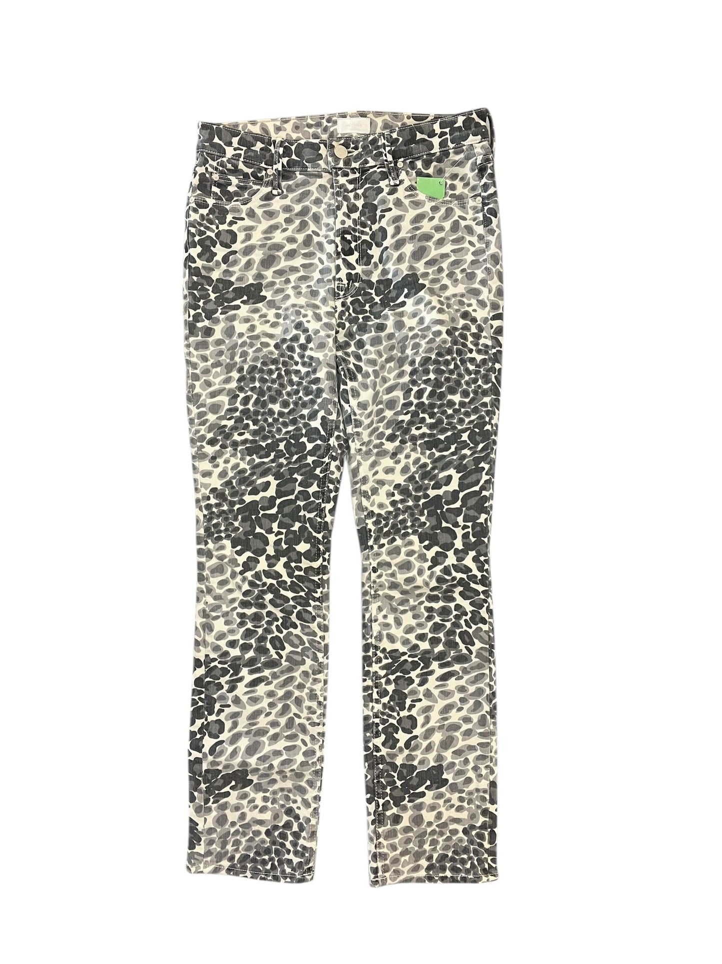 Jeans Straight By Mother In Animal Print, Size:2
