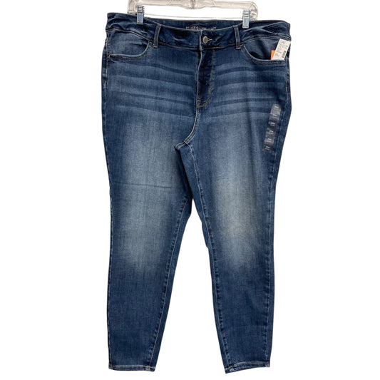 Jeans Boot Cut By Maurices In Blue Denim, Size:20