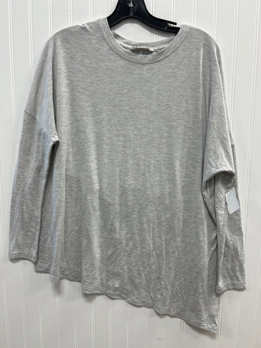 Athletic Top Ls Crewneck By Athleta In Grey, Size:S