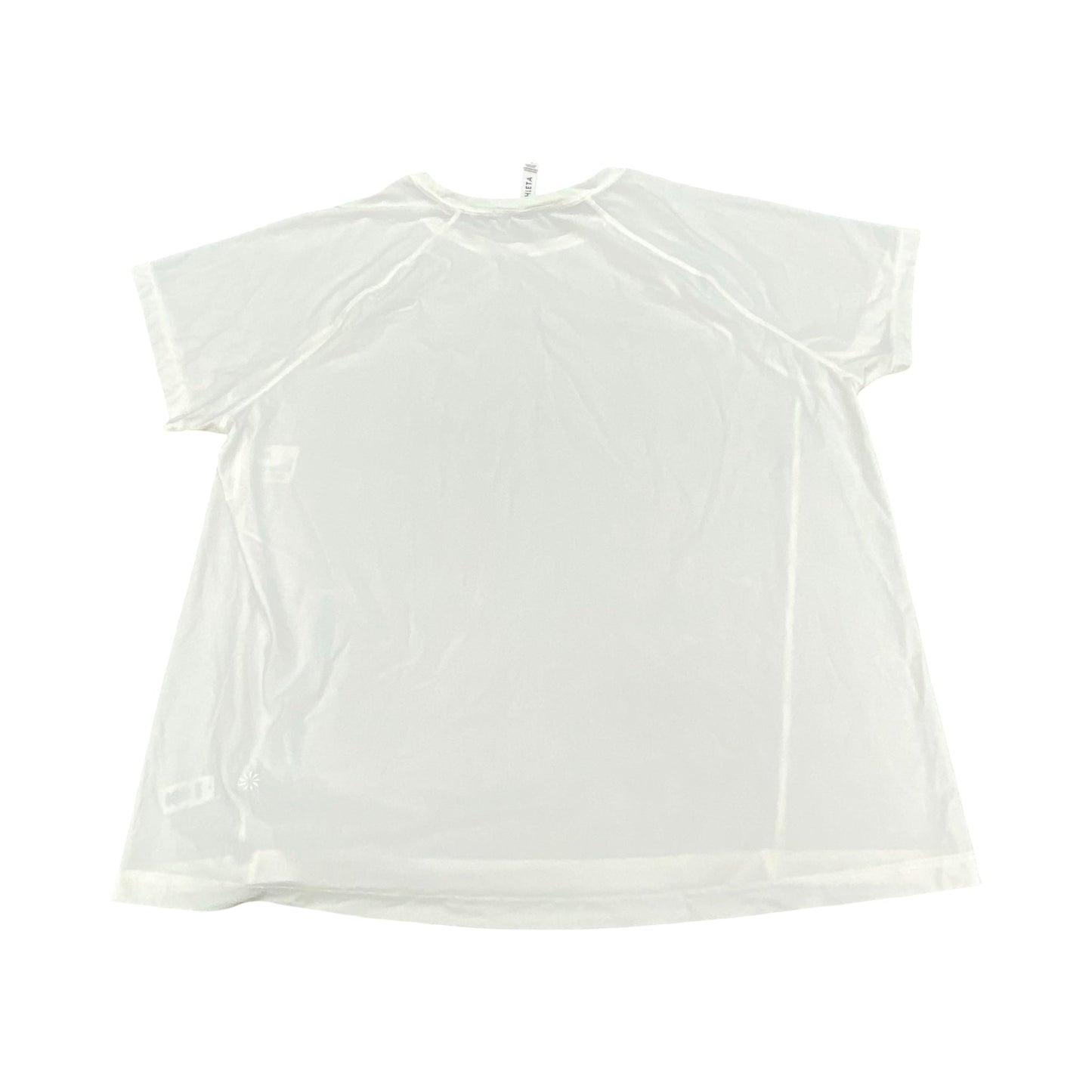 Athletic Top Ss By Athleta In White, Size:L