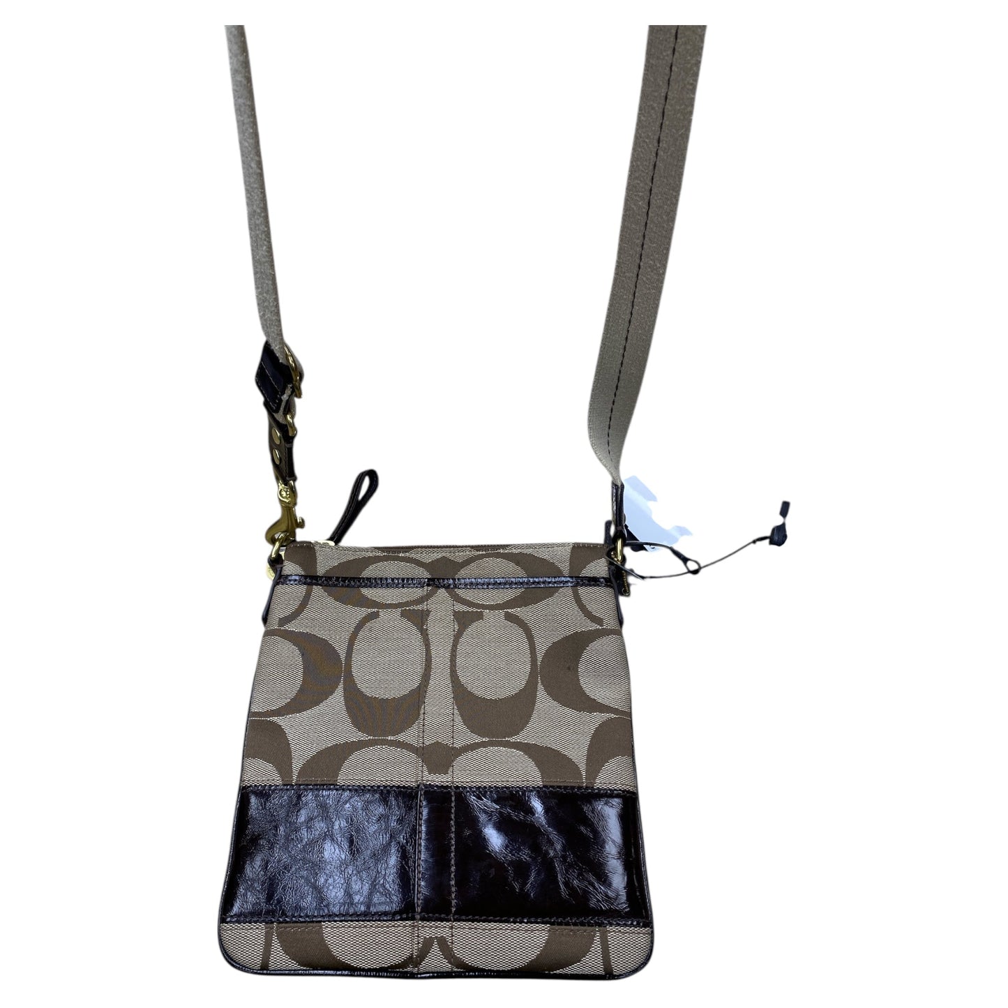 Handbag Designer By Coach In Brown, Size:Small