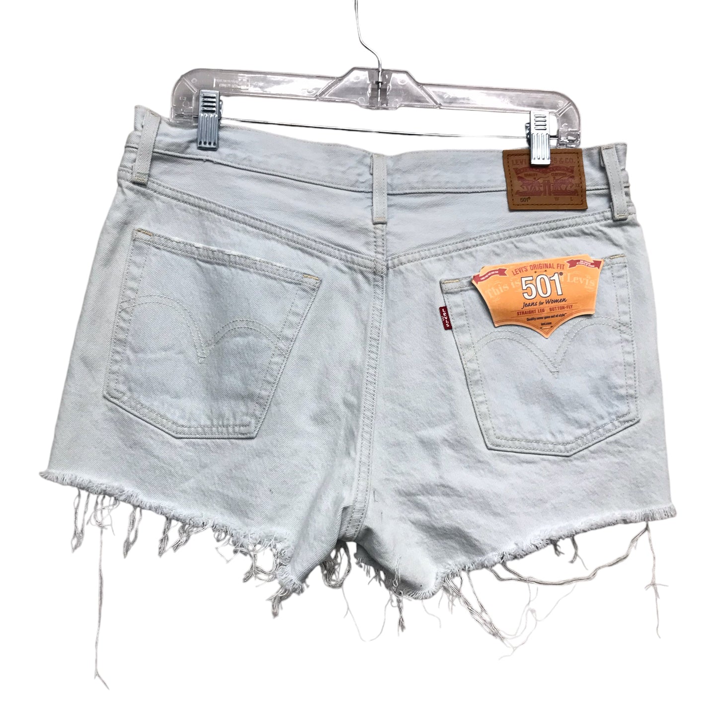 Shorts By Levis In Blue Denim, Size:12