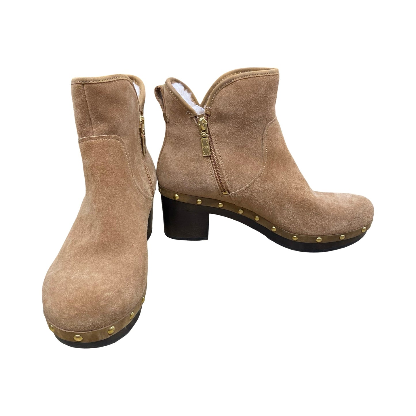 Boots Designer By Ugg In Brown, Size:9