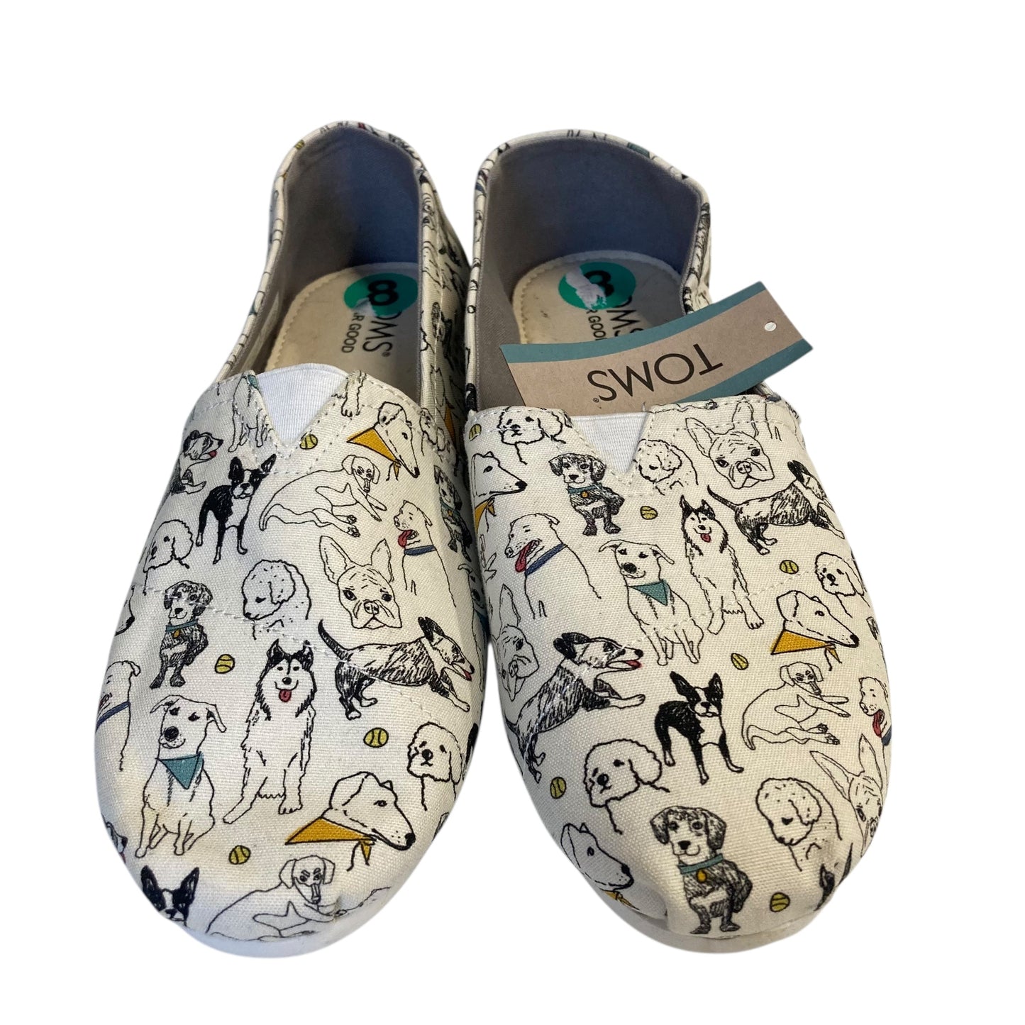 Shoes Flats By Toms In Multi, Size:8