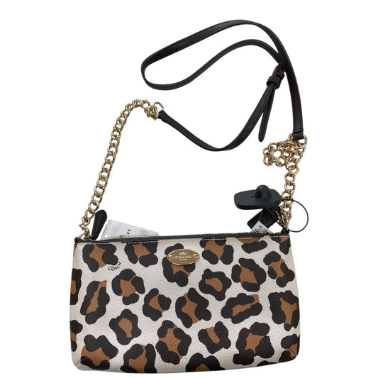 Handbag Designer By Coach In Animal Print, Size:Small