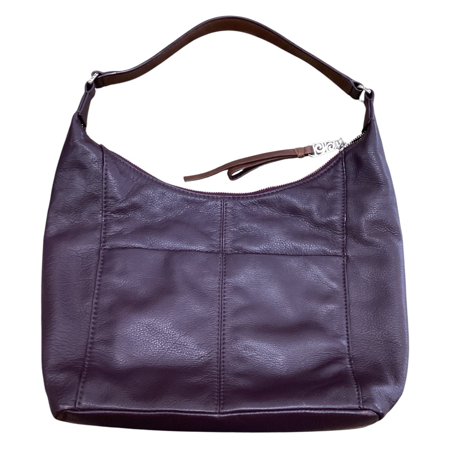 Handbag Leather By Brighton In Purple, Size:Large