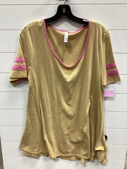 Top Ss By Lularoe In Yellow, Size:Xl