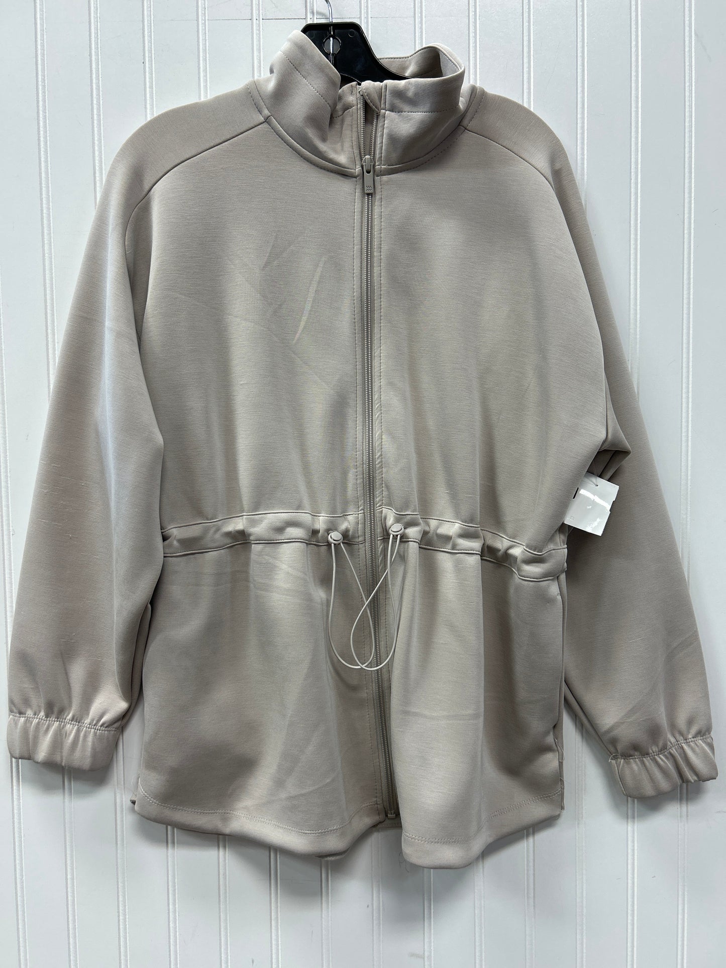 Athletic Jacket By All In Motion In Tan, Size:M