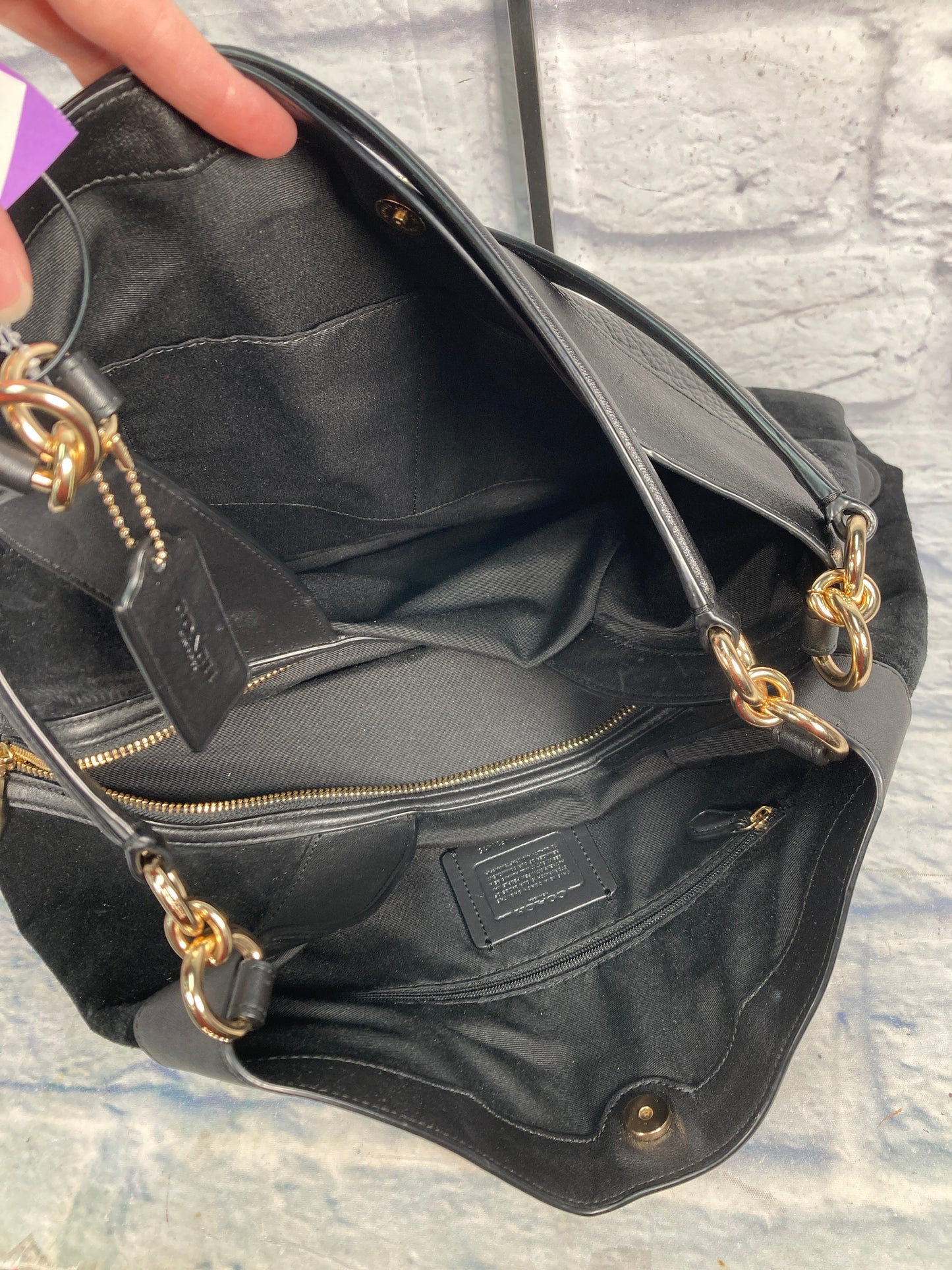Handbag Designer By Coach, Size: Large