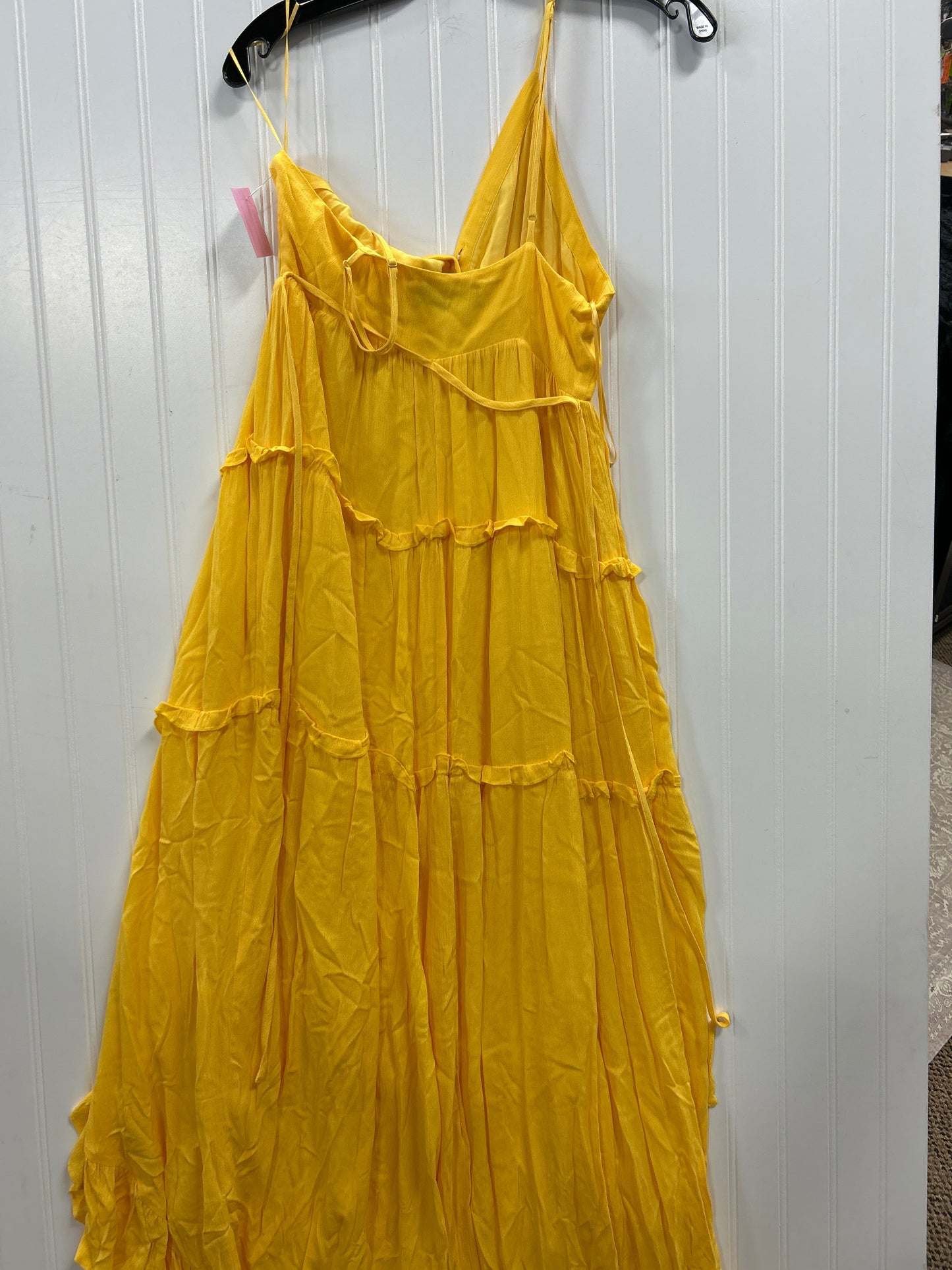 Dress Casual Maxi By Cmb In Yellow, Size:S