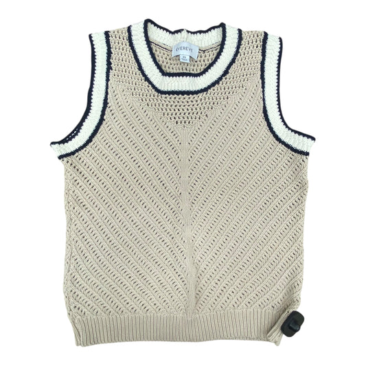 Vest Sweater By Evereve In Beige, Size:Xs