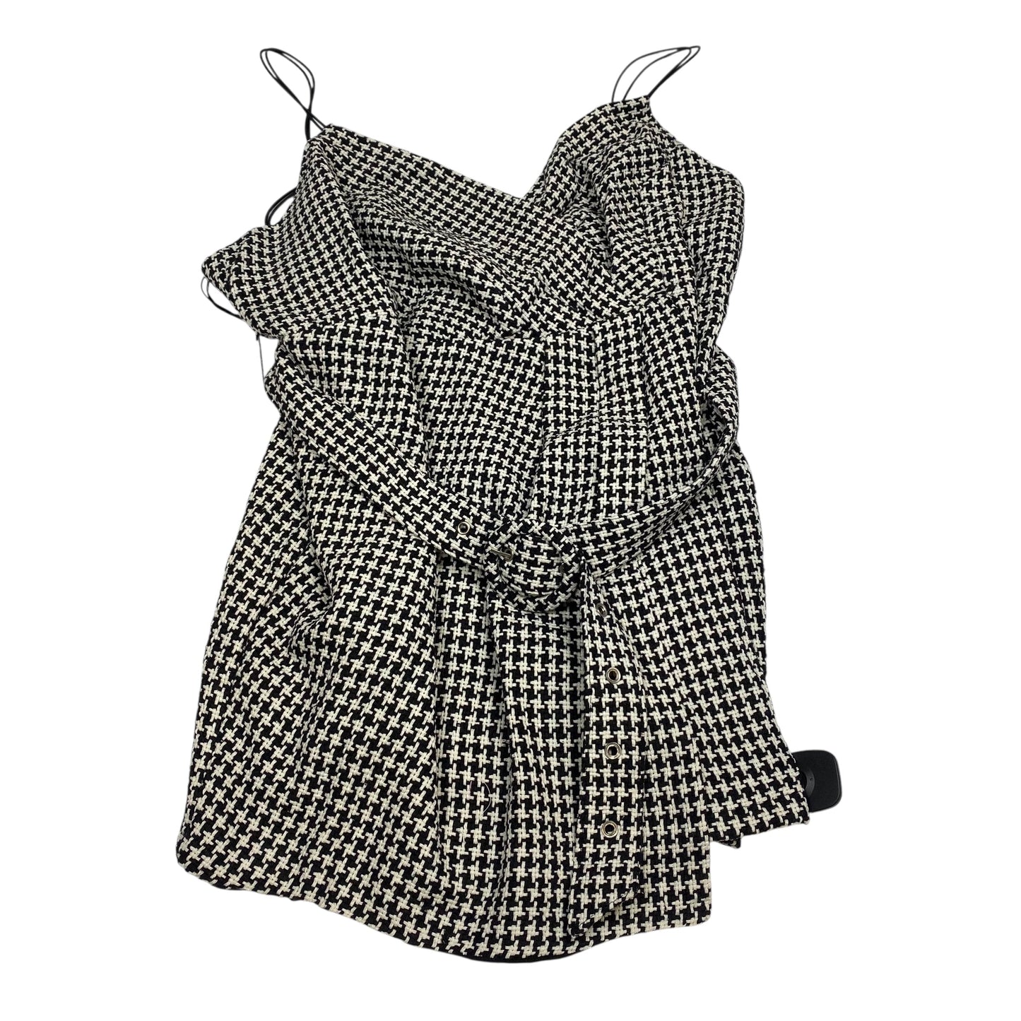 Dress Casual Short By Fashion Nova In Black & White, Size:2X