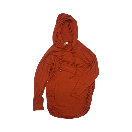Mat Top Ls By Clothes Mentor In Orange, Size:L