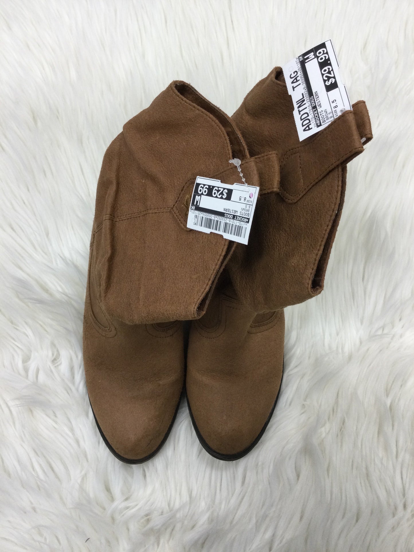 Boots Western By Rocket Dogs In Brown, Size:8.5