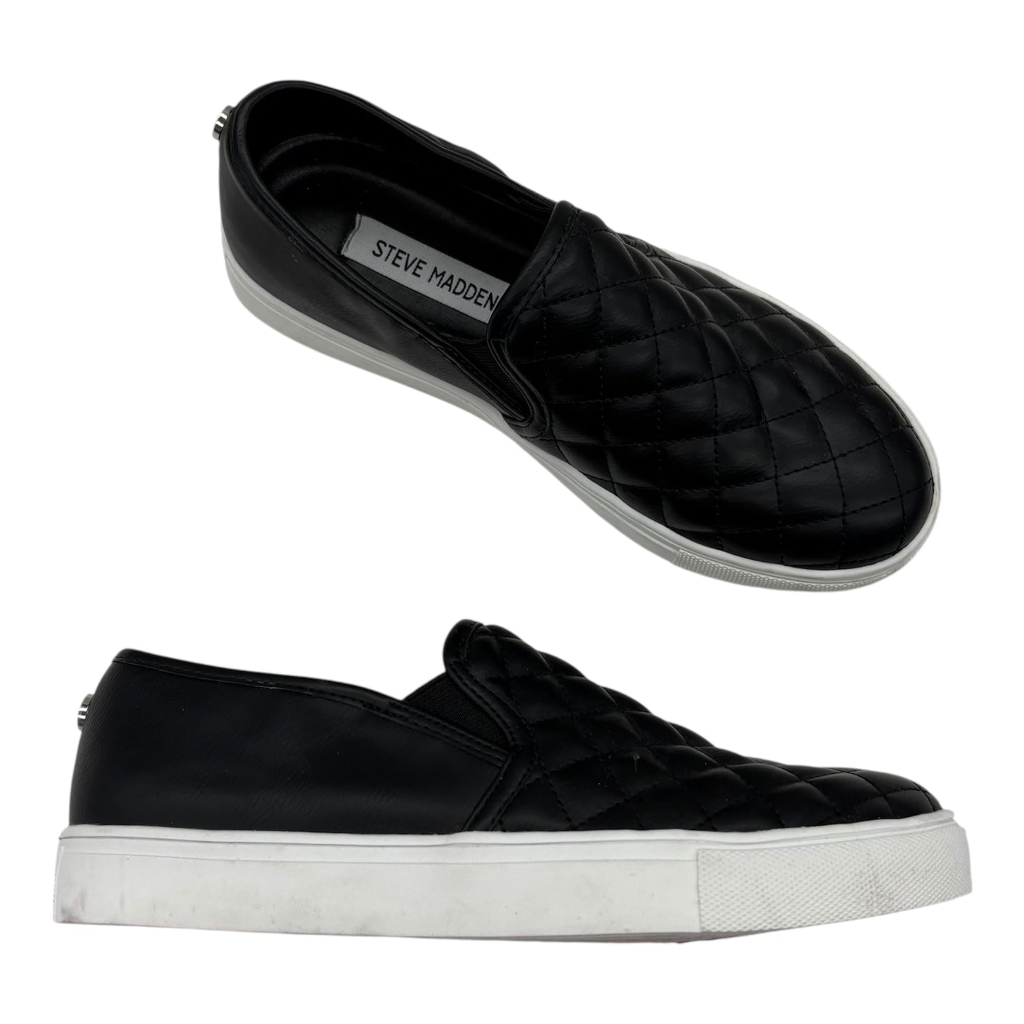 Shoes Flats By Steve Madden In Black, Size:7