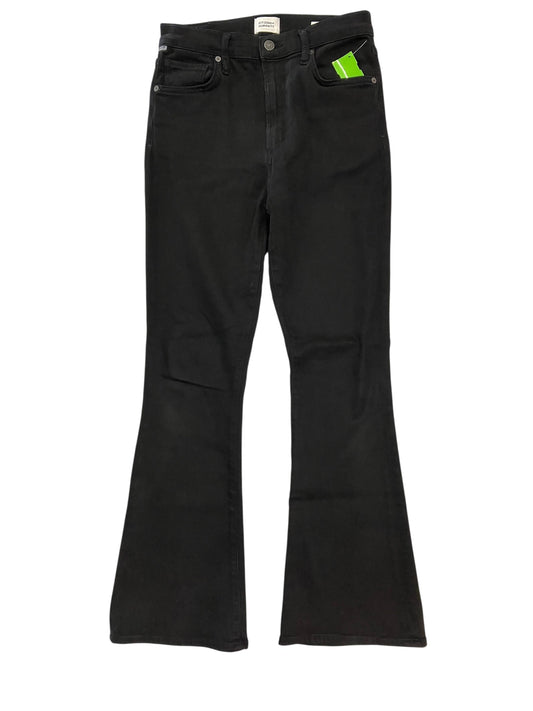 Jeans Flared By Citizens Of Humanity In Black Denim, Size:4