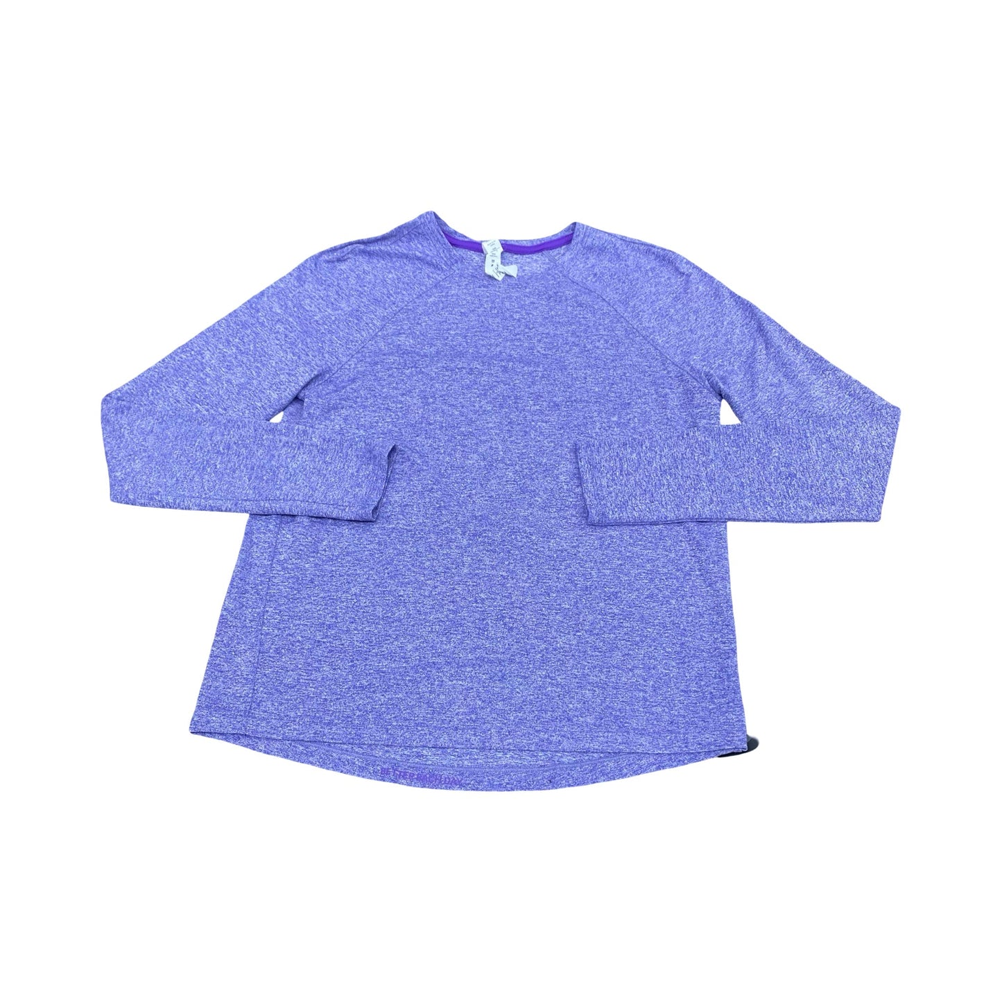 Athletic Top Ls Crewneck By Lululemon In Purple, Size:4
