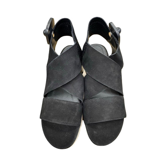 Shoes Designer By Eileen Fisher In Black, Size:9