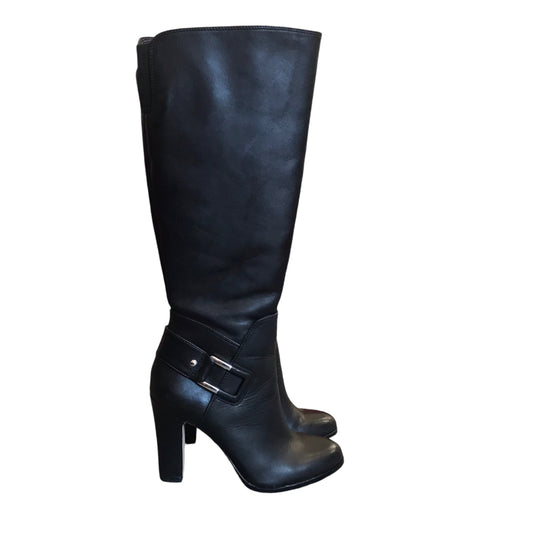 Boots Leather By Vince Camuto In Black, Size:7.5