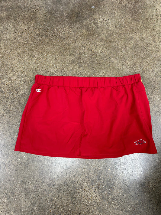 Athletic Skort By Champion In Red, Size:2X