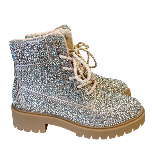 Boots Ankle Flats By Betsey Johnson In Multi, Size:7.5