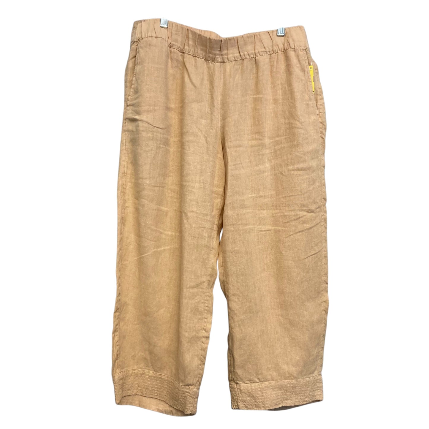 Pants Linen By Pure Jill In Gold, Size:8