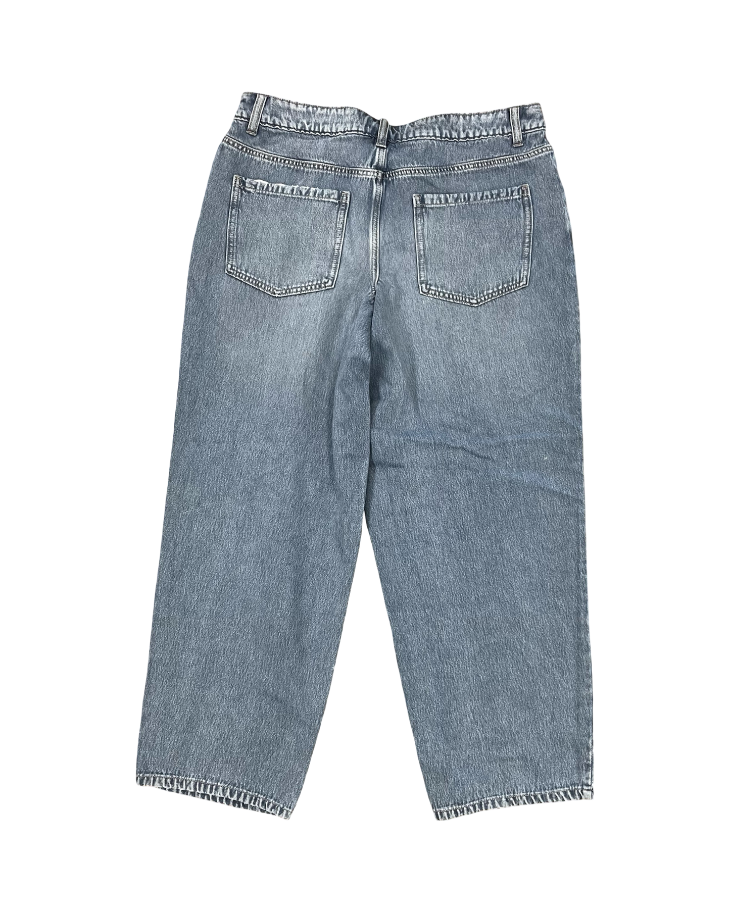Jeans Straight By Time And Tru In Blue Denim, Size:10
