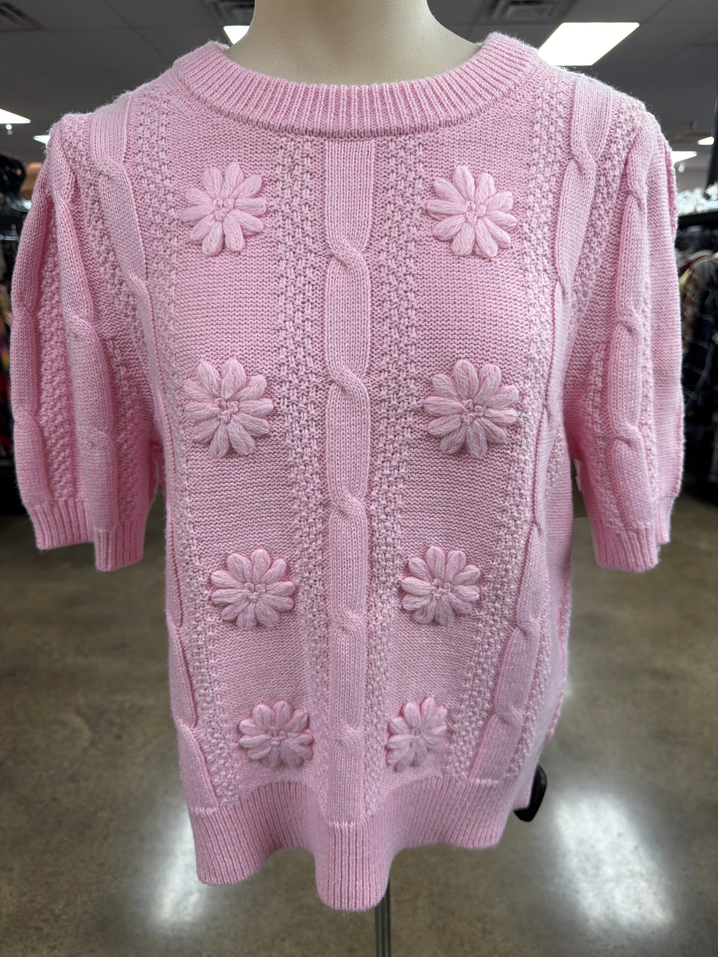 Sweater Ss By Marled In Pink, Size:M