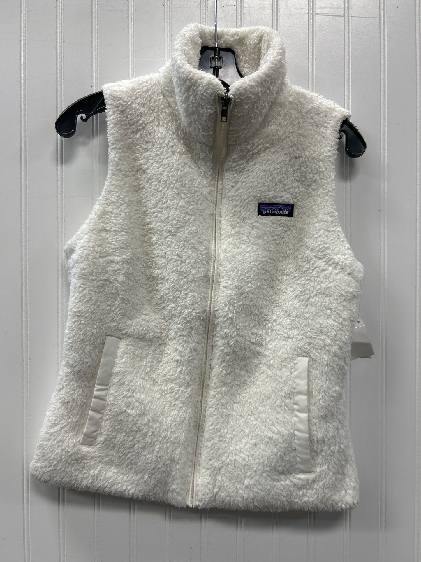 Vest Faux Fur & Sherpa By Patagonia In White, Size:S