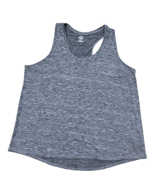 Athletic Tank Top By Athletic Works In Grey, Size:1X