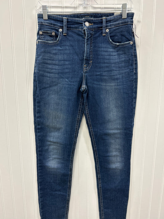 Jeans Skinny By Lucky Brand In Blue Denim, Size:4