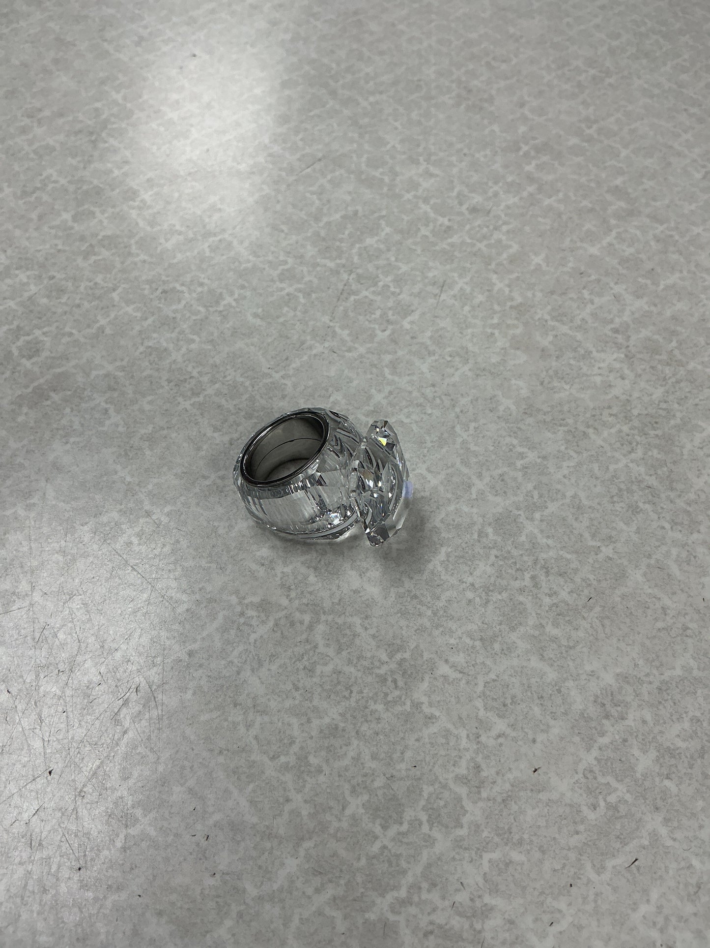 Ring Designer By Swarovski In Clear, Size:6