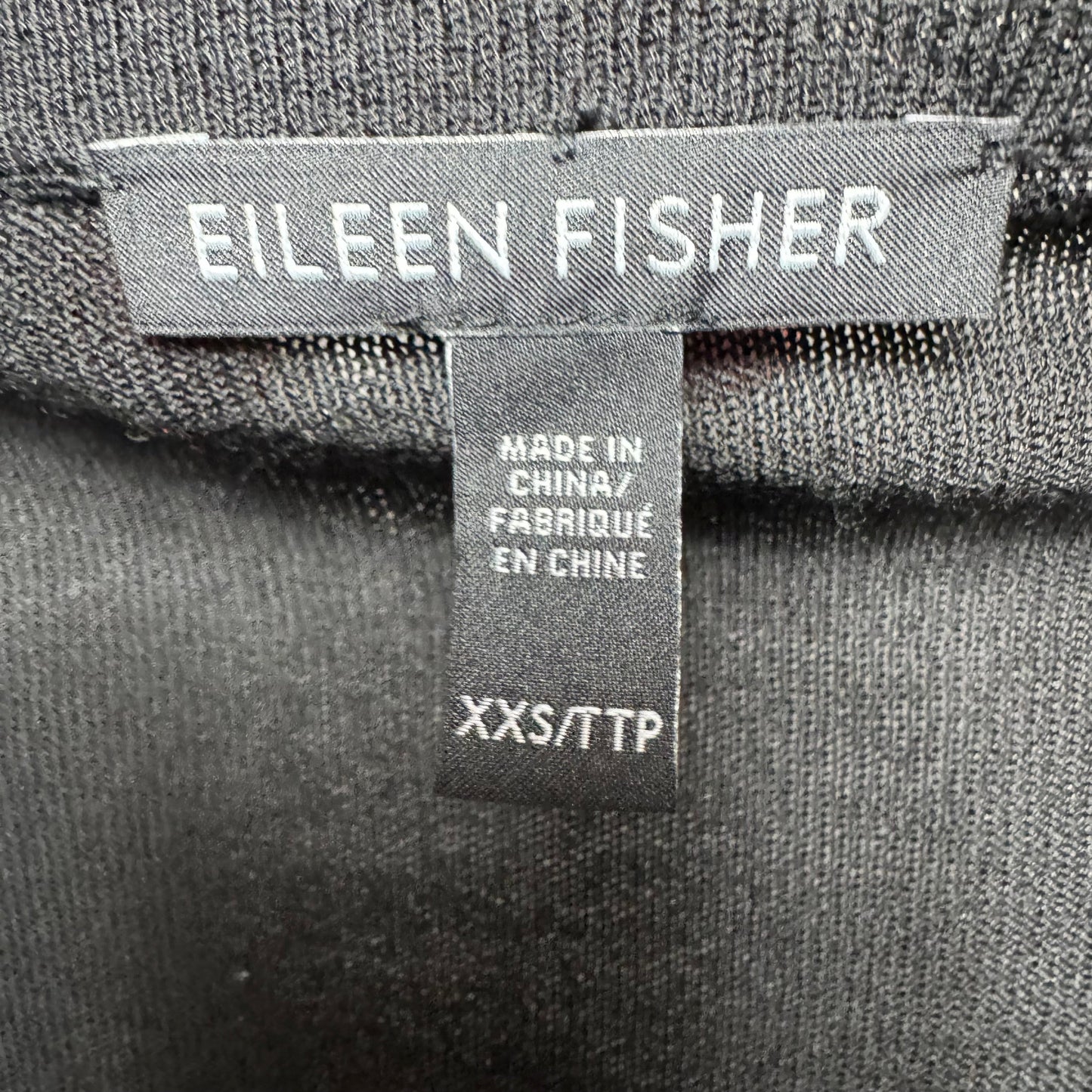 Sweater Cardigan By Eileen Fisher In Black, Size: XXS