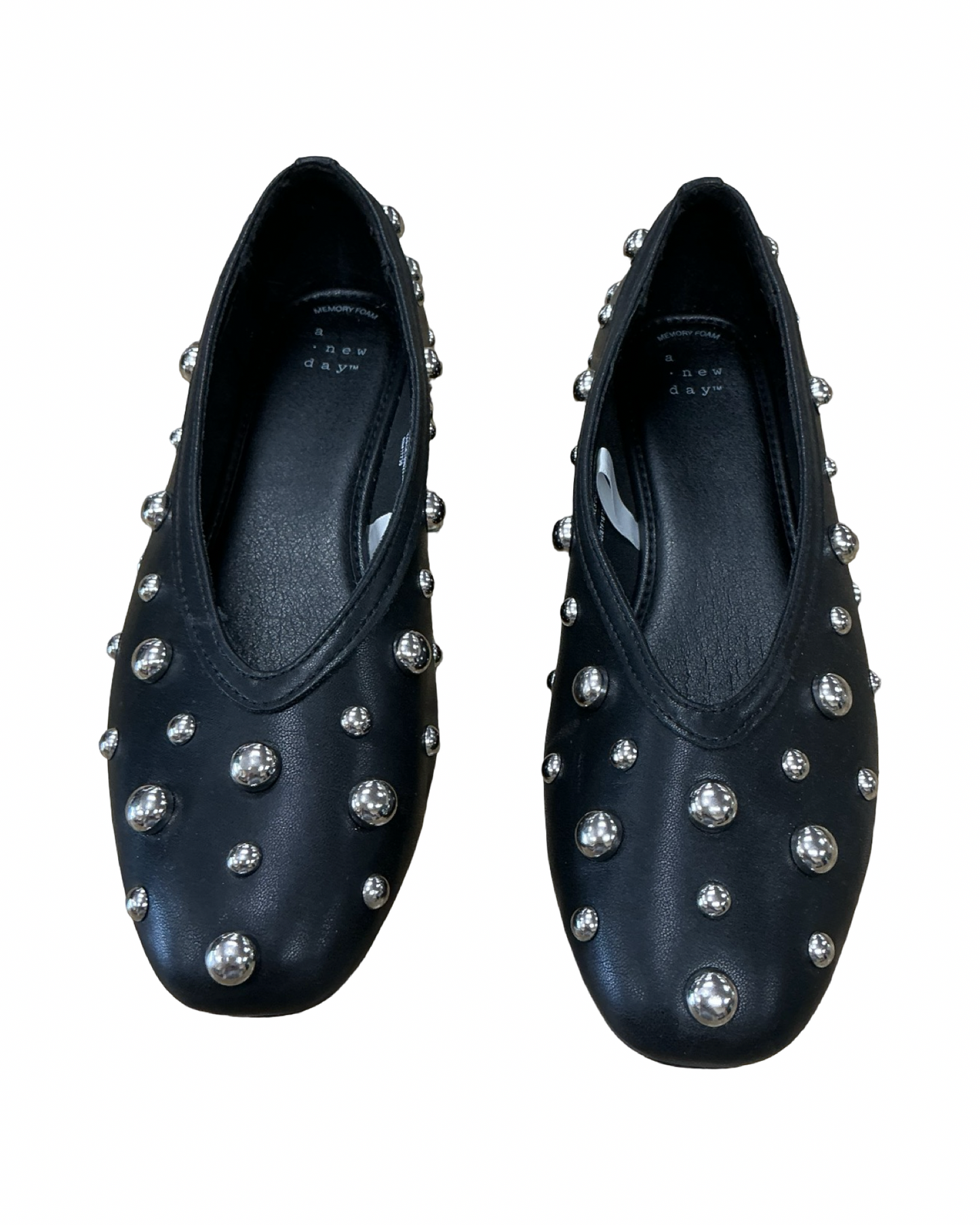 Shoes Flats By A New Day In Black, Size:7.5