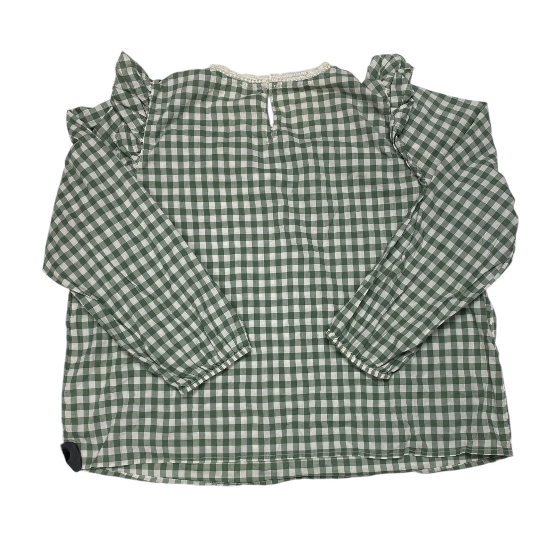 Top Ls By J. Crew In Green & White, Size:Xxl