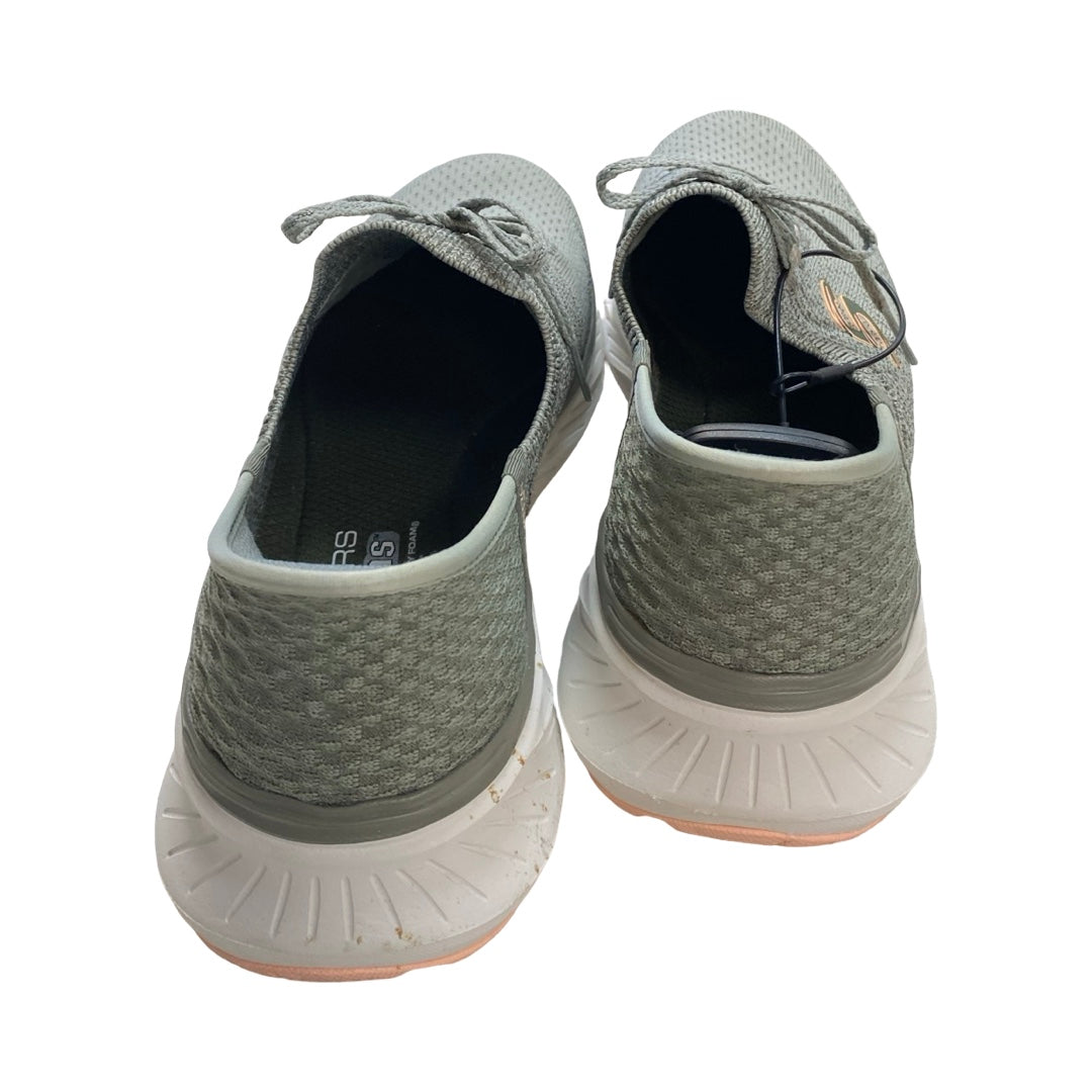 Shoes Athletic By Skechers In Green, Size:10