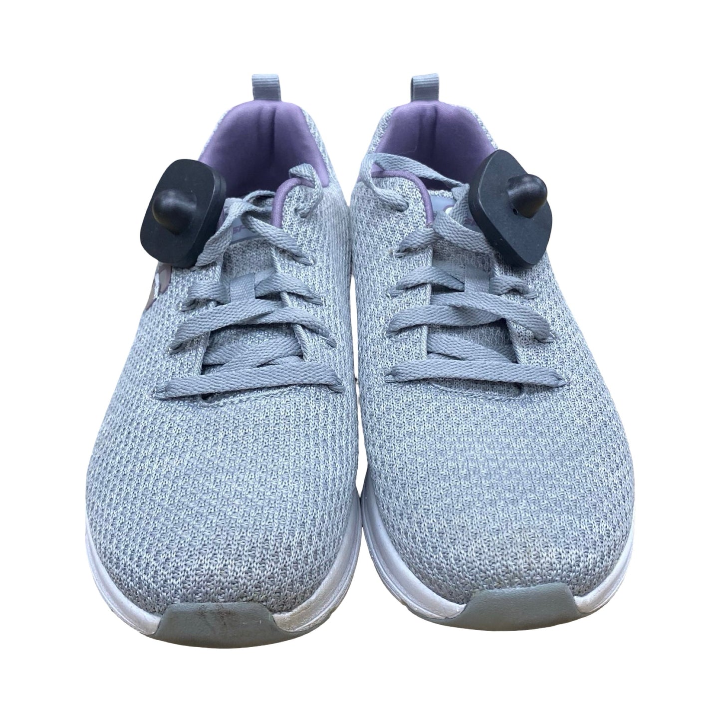 Shoes Athletic By Skechers In Grey & Purple, Size:8.5