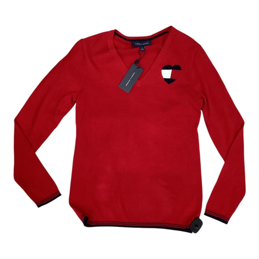 Sweater By Tommy Hilfiger In Blue & Red & White, Size:Sp