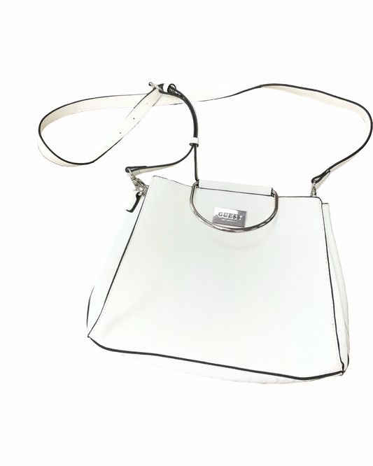 Crossbody By Guess In Cream, Size:Medium