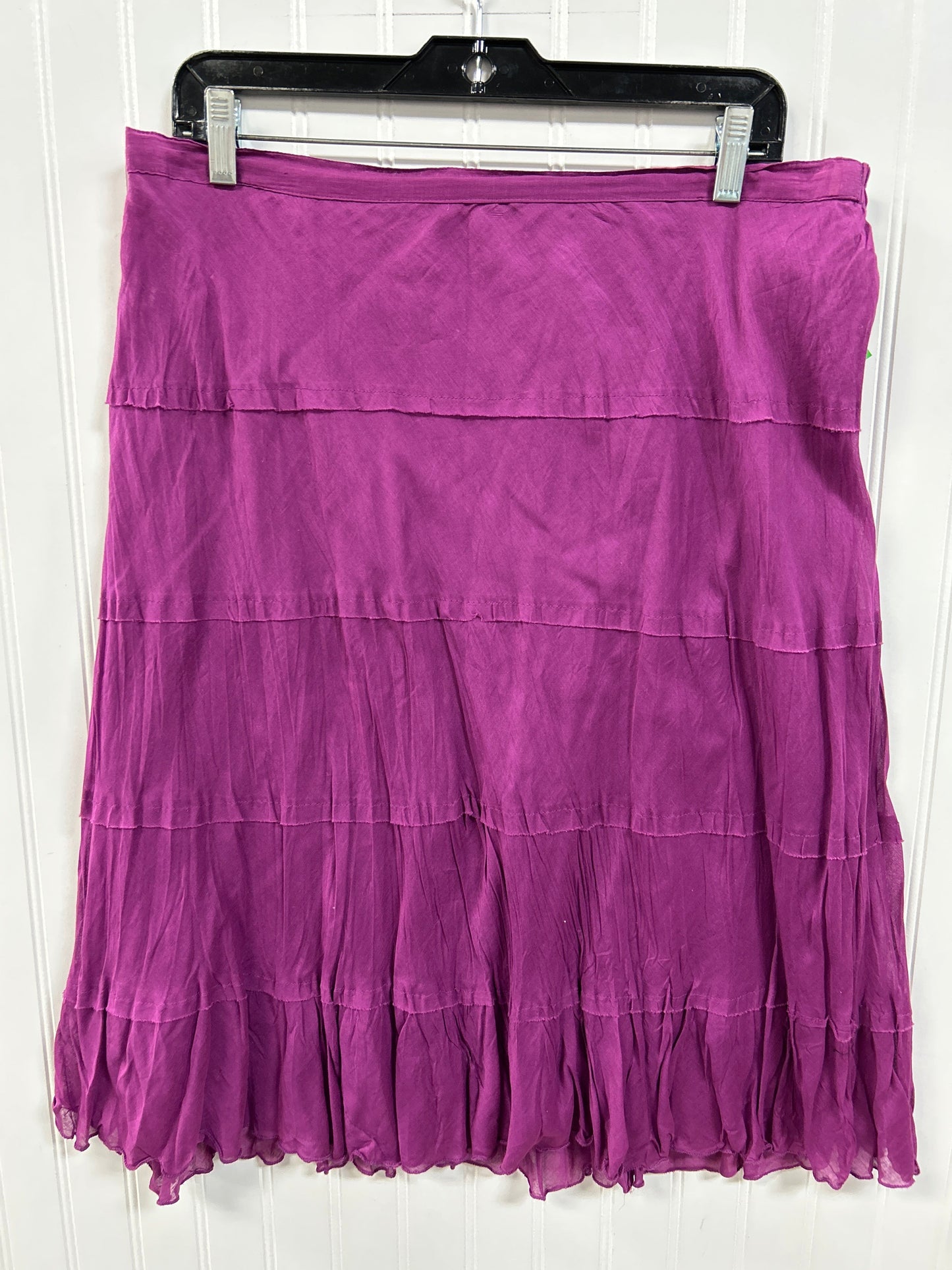 Skirt Maxi By Studio West In Purple, Size:L